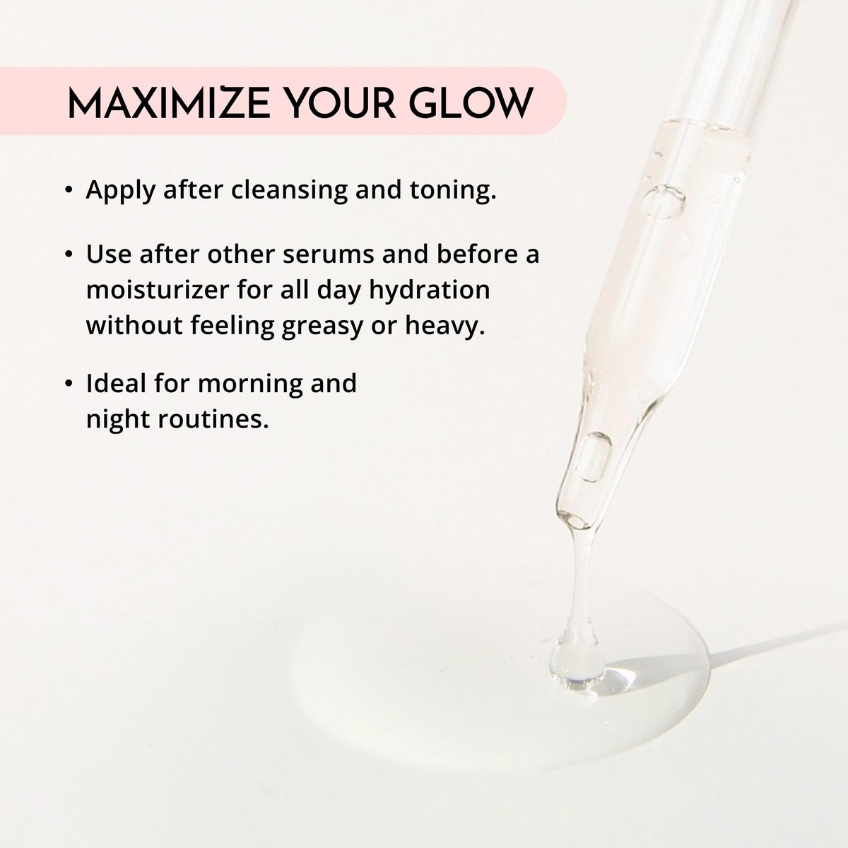MAELOVE Hydrator Hyaluronic Acid B5 Serum with Resveratrol – Dewy Glow, Fill Fine Lines, Lightweight, 1 fl oz Avelisse
