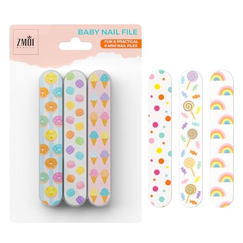 ZMOI Baby Nail File - Colorful Mini Emery Board for Gentle Baby & Toddler Nail Care - görsel 1