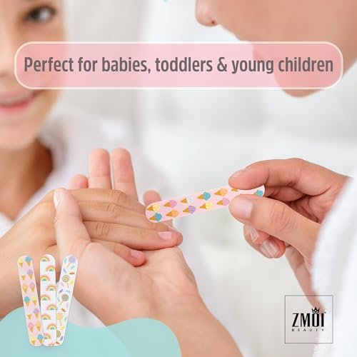 ZMOI Baby Nail File - Colorful Mini Emery Board for Gentle Baby & Toddler Nail Care - görsel 9