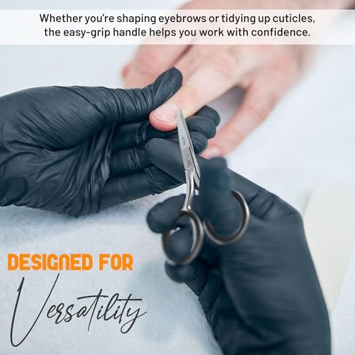 The Cut Factory Precision Facial Hair Scissor – Premium Stainless Steel Grooming Tool for Eyebrows, Mustache & Beard - görsel 6
