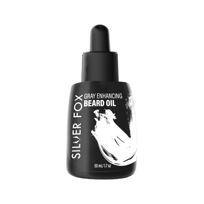 Godefroy Silver Fox Natural Beard Oil for Gray Hair – Shine & Brightness, 0.34 Fl Oz (Pack of 5) Avelisse