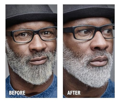 Godefroy Silver Fox Gray Enhancing Beard Brightener - Leave-In Conditioner for Gray & Silver Hair, Moisturizing & Non-Greasy, 3 oz Avelisse