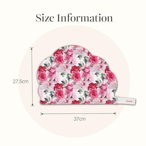 Koelf Rose Petal Satin Hair Mask - Intensive Nourishing & Repairing Cap Mask for Silky, Moisturizing Hair, Strengthens Scalp, Rose Essence Treatment (5 Pack) Avelisse