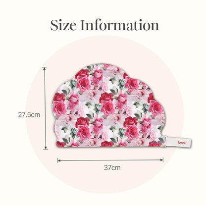 Koelf Rose Petal Satin Hair Mask - Intensive Nourishing & Repairing Cap Mask for Silky, Moisturizing Hair, Strengthens Scalp, Rose Essence Treatment (5 Pack) Avelisse