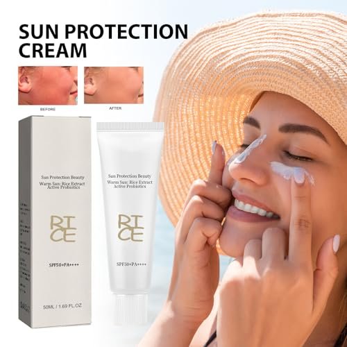 Relief Sun Rice Sunscreen SPF50+ PA++++ - Korean Formula Face Sunscreen for All Skin Types, 1.69 Fl Oz - görsel 10