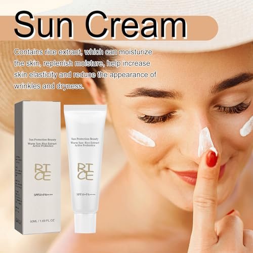 Relief Sun Rice Sunscreen SPF50+ PA++++ - Korean Formula Face Sunscreen for All Skin Types, 1.69 Fl Oz - görsel 12