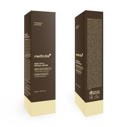 Medicube Deep Reviving Bakuchiol Retinol Facial Serum – Anti-Aging 4th Gen Retinol & Bakuchiol for Fine Lines, Uneven Skin Tone, Blemish Scars – Korean Skin Care, Low Irritant, 1.01 oz Avelisse
