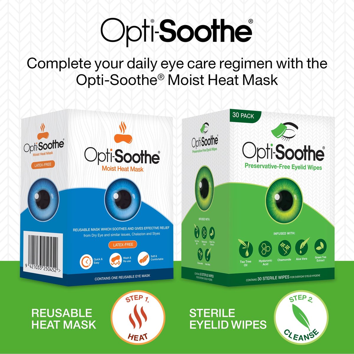 Opti-Soothe Preservative-Free Eyelid Wipes - 30 Moist Towelettes for Daily Eyelid Cleaning - Soothing, Moisturising, Natural Ingredients - görsel 13