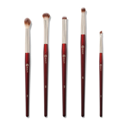 BK BEAUTY 5-Piece Brush Set for Hooded or Smaller Eyes – Premium Synthetic Eye Makeup Brushes for Blending, Smudging & Defining Avelisse