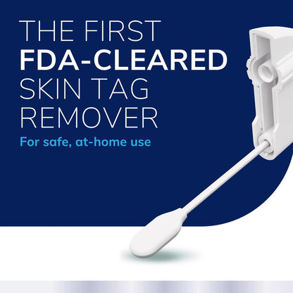Dr. Scholl's Complete Care Skin Tag Remover Kit, 12 Treatments + Serum – Fast & Permanent Removal
