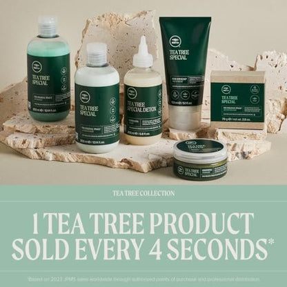Tea Tree Special Shampoo Bar - Deep Cleansing for Oily Hair & Scalp, 2.8 oz