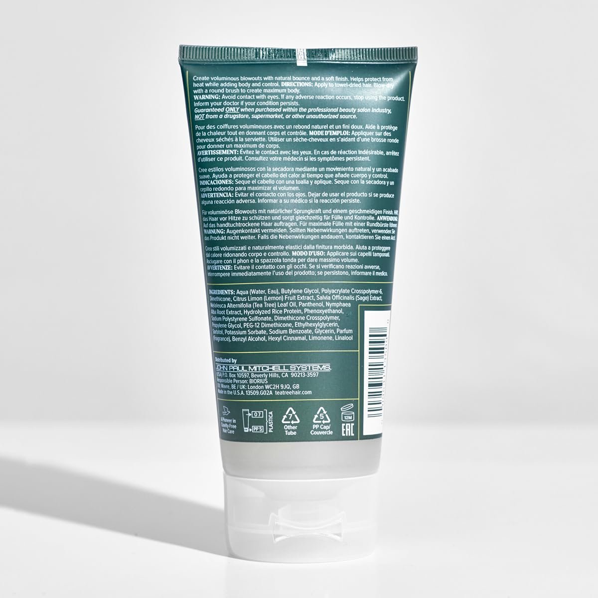 Tea Tree Lemon Sage Thickening Blowout Gel for Fine Hair - Volumizing Hair Gel, 5.1 oz Avelisse