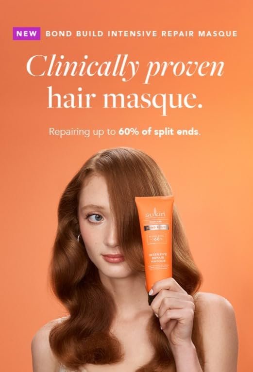 Sukin Haircare Bond Build Intensive Repair Masque - 200 ml | Restore Damaged Hair - görsel 7