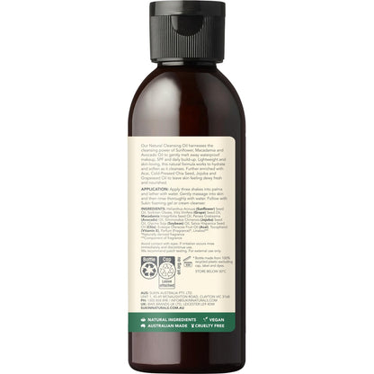 Sukin Signature Cleansing Oil for All Skin Types, 4.23 fl oz (125 ml)