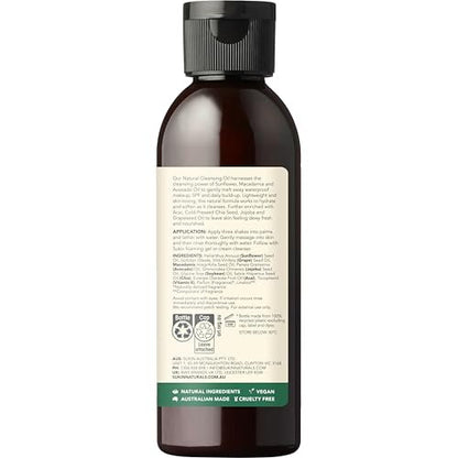 Sukin Signature Cleansing Oil for All Skin Types, 4.23 fl oz (125 ml)