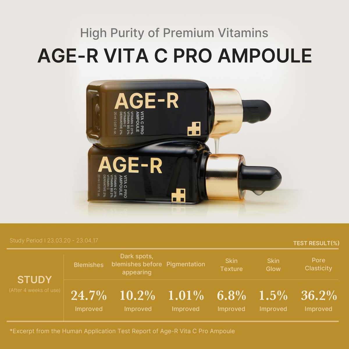 Medicube Age-R Vita C Pro Ampoule - Vitamin C Serum for Pigmentation, Uneven Skin Tone, and Hydration Avelisse