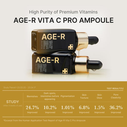 Medicube Age-R Vita C Pro Ampoule - Vitamin C Serum for Pigmentation, Uneven Skin Tone, and Hydration Avelisse