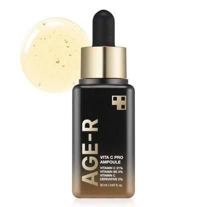 Medicube Age-R Vita C Pro Ampoule - Vitamin C Serum for Pigmentation, Uneven Skin Tone, and Hydration Avelisse