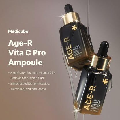 Medicube Age-R Vita C Pro Ampoule - Vitamin C Serum for Pigmentation, Uneven Skin Tone, and Hydration Avelisse