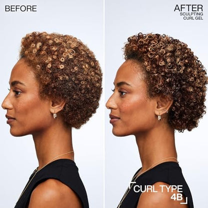 Redken Sculpting Curl Gel – 72-Hour Strong Hold, Crunch-Free & Flake-Free, Frizz Control for Defined Curls, 8.5 oz Avelisse
