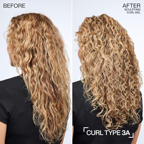Redken Sculpting Curl Gel – 72-Hour Strong Hold, Crunch-Free & Flake-Free, Frizz Control for Defined Curls, 8.5 oz Avelisse