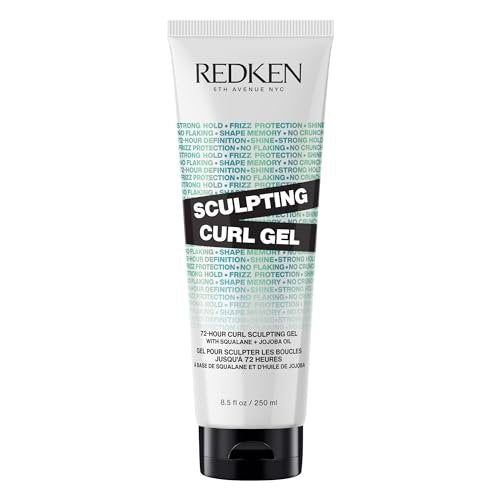 Redken Sculpting Curl Gel – 72-Hour Strong Hold, Crunch-Free & Flake-Free, Frizz Control for Defined Curls, 8.5 oz Avelisse