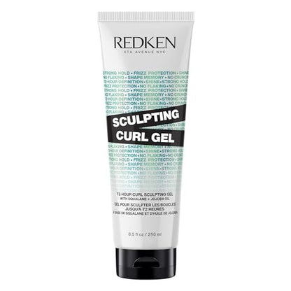 Redken Sculpting Curl Gel – 72-Hour Strong Hold, Crunch-Free & Flake-Free, Frizz Control for Defined Curls, 8.5 oz Avelisse