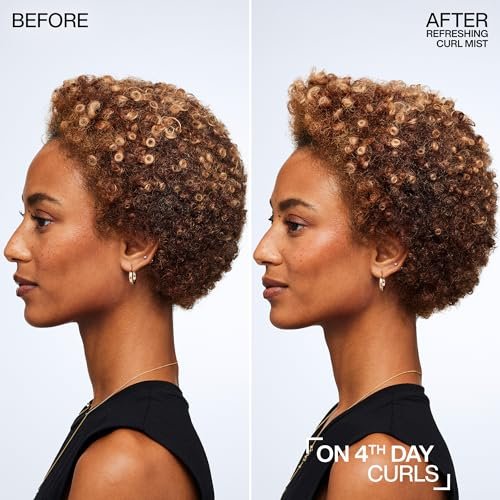 Redken Curl Refreshing Spray for Curly and Coily Hair - Hydrates & Defines Up to 7th-Day Curls, Silicone-Free, 8.5 Fl Oz Avelisse