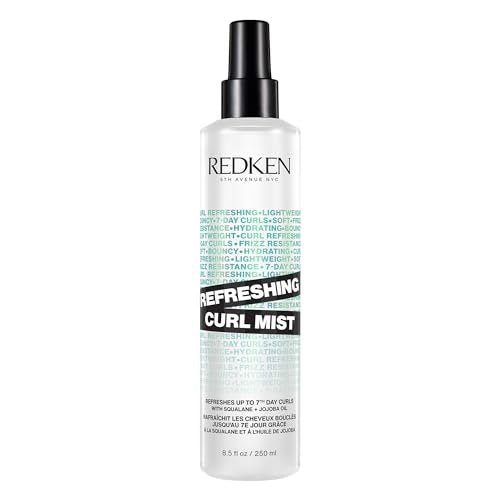 Redken Curl Refreshing Spray for Curly and Coily Hair - Hydrates & Defines Up to 7th-Day Curls, Silicone-Free, 8.5 Fl Oz Avelisse
