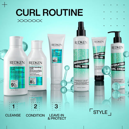Redken Curl Refreshing Spray for Curly and Coily Hair - Hydrates & Defines Up to 7th-Day Curls, Silicone-Free, 8.5 Fl Oz Avelisse