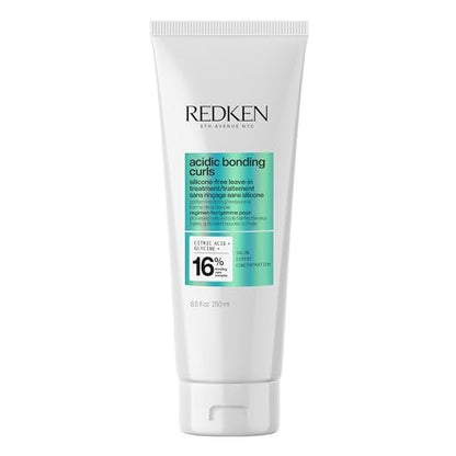 Redken Acidic Bonding Curls Leave-In Treatment for Curly & Coily Hair – Heat Protectant, Repairs & Defines Damaged Curls, Detangles & Conditions Avelisse