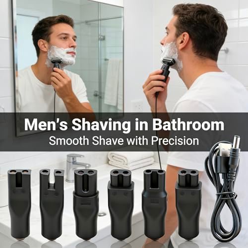 7-Pack 5V USB Charging Cord Set for Hair Clippers, Trimmers, Shavers & Beauty Devices - görsel 3