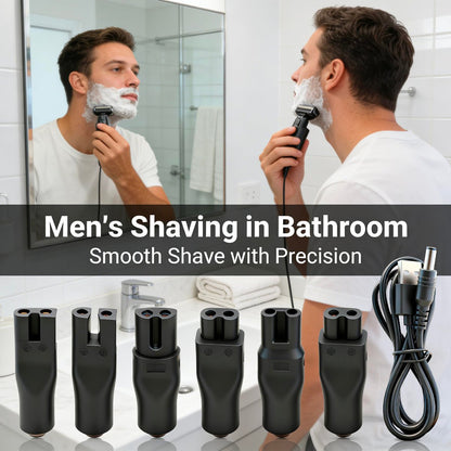 7-Pack 5V USB Charging Cord Set for Hair Clippers, Trimmers, Shavers & Beauty Devices