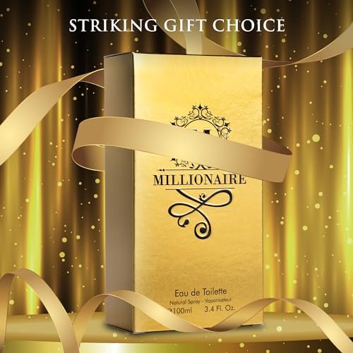 URBAN COLLECTION Millionaire Eau De Toilette for Men - Citrus, Woody & Spicy Blend with Orange, Grapefruit & Mint - Vegan & Cruelty-Free - 100ml Avelisse