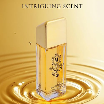 URBAN COLLECTION Millionaire Eau De Toilette for Men - Citrus, Woody & Spicy Blend with Orange, Grapefruit & Mint - Vegan & Cruelty-Free - 100ml Avelisse