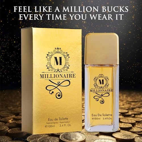 URBAN COLLECTION Millionaire Eau De Toilette for Men - Citrus, Woody & Spicy Blend with Orange, Grapefruit & Mint - Vegan & Cruelty-Free - 100ml Avelisse