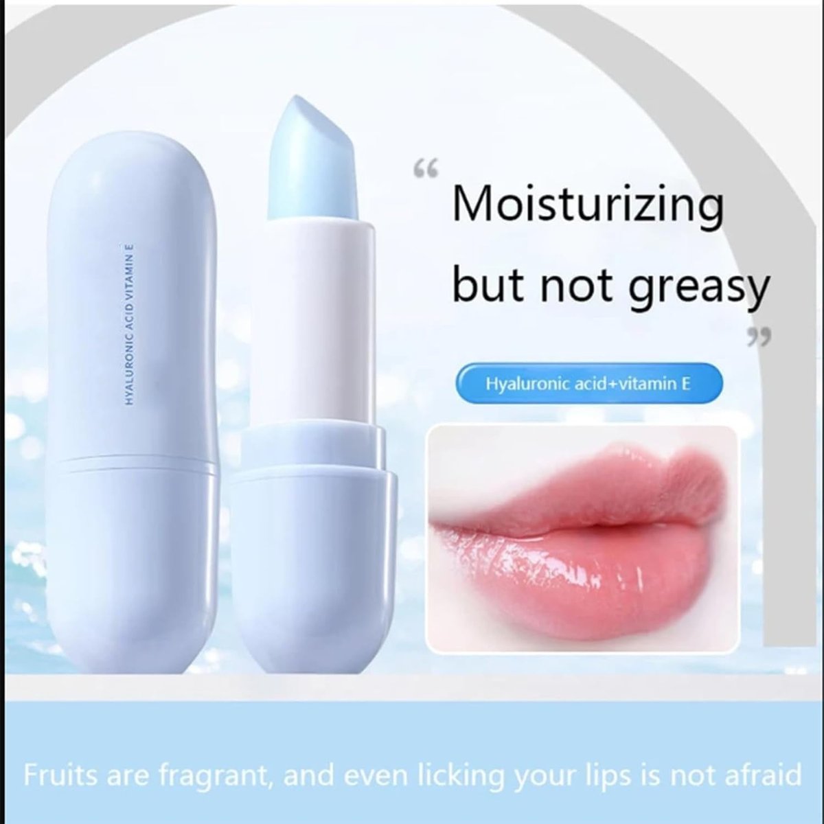 2 Pack Hyaluronic Acid Lip Balm - Refreshing, Soothing, and Hydrating Lip Care for All Skin Types - görsel 3