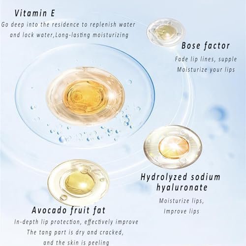 2 Pack Hyaluronic Acid Lip Balm - Refreshing, Soothing, and Hydrating Lip Care for All Skin Types - görsel 10