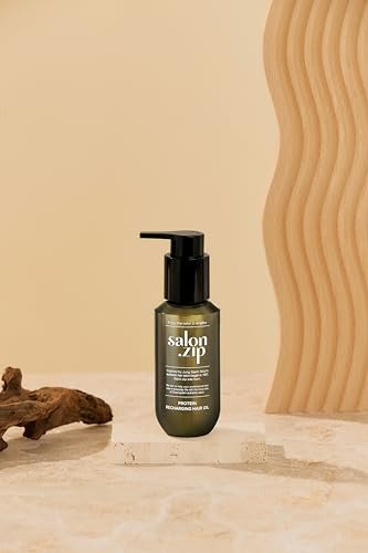 JUNG SAEM MOOL Salon.zip Protein Recharging Hair Oil - 3.38 fl.oz (100ml) - Restore & Strengthen Damaged Hair