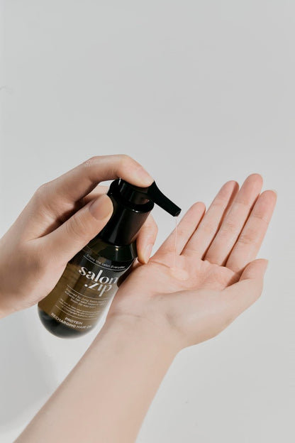 JUNG SAEM MOOL Salon.zip Protein Recharging Hair Oil - 3.38 fl.oz (100ml) - Restore & Strengthen Damaged Hair