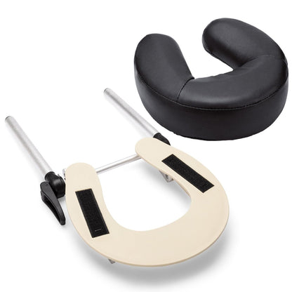 Udefineit Adjustable Massage Table Face Cradle & Pillow – Headrest Platform with Face Cushion for SPA, Bed, or Chair Avelisse