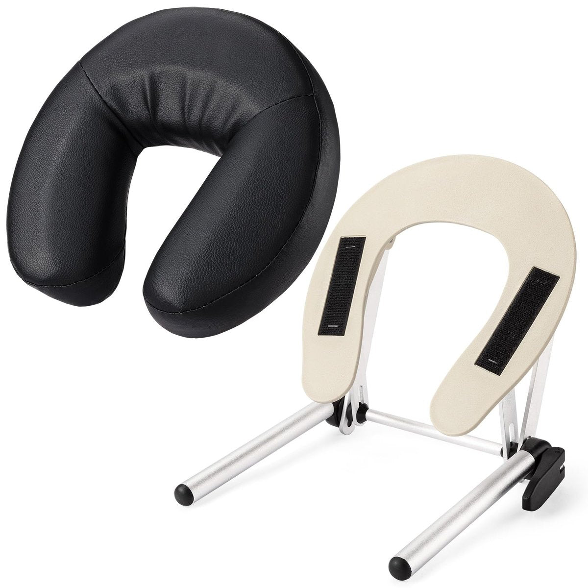 Udefineit Adjustable Massage Table Face Cradle & Pillow – Headrest Platform with Face Cushion for SPA, Bed, or Chair Avelisse
