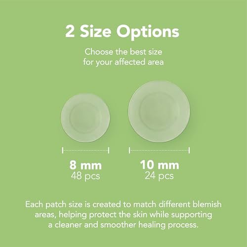 Saplaya K-Beauty Acne Care Hydrocolloid Patches - 100% Hydrocolloid Acne Spot Healing Patch for Pimple Care - görsel 8