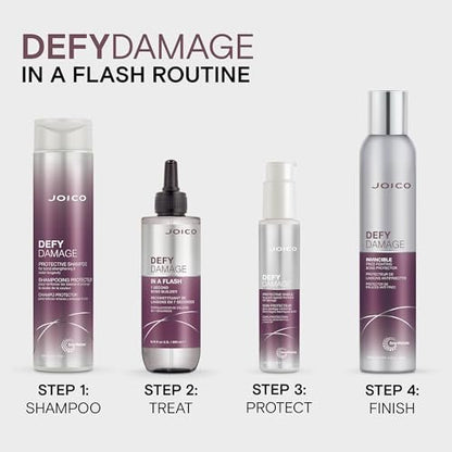 Joico Defy Damage In A Flash 7-Second Bond Building Hair Treatment - Liquid Keratin, Color-Safe, 6.76 Fl Oz Avelisse