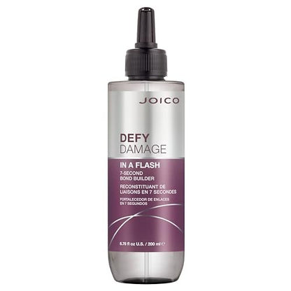 Joico Defy Damage In A Flash 7-Second Bond Building Hair Treatment - Liquid Keratin, Color-Safe, 6.76 Fl Oz Avelisse