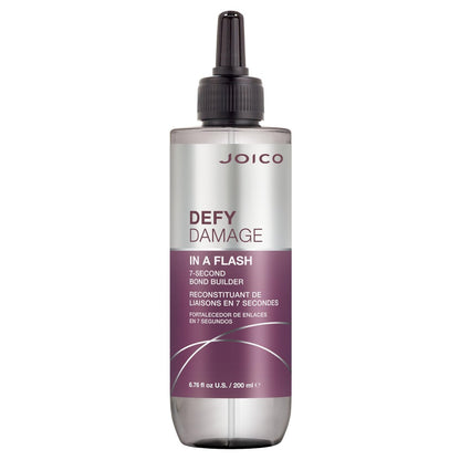 Joico Defy Damage In A Flash 7-Second Bond Building Hair Treatment - Liquid Keratin, Color-Safe, 6.76 Fl Oz Avelisse