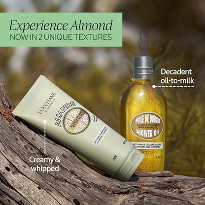 L’Occitane Almond Delicious Shower Gentle Body Wash – Moisturizing & Purifying Vegan Skincare for Radiant, Smooth Skin Avelisse