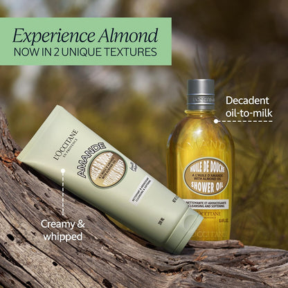 L’Occitane Almond Delicious Shower Gentle Body Wash – Moisturizing & Purifying Vegan Skincare for Radiant, Smooth Skin Avelisse
