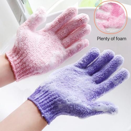 12 Pcs Exfoliating Bath Gloves – Deep Scrubbing Dead Skin Shower Gloves for Smooth, Radiant Skin – Body Scrubber for Men & Women - görsel 10