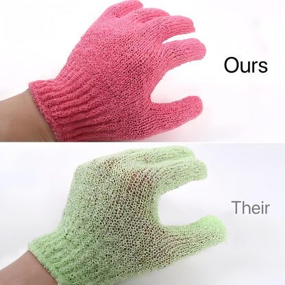 12 Pcs Exfoliating Bath Gloves – Deep Scrubbing Dead Skin Shower Gloves for Smooth, Radiant Skin – Body Scrubber for Men & Women